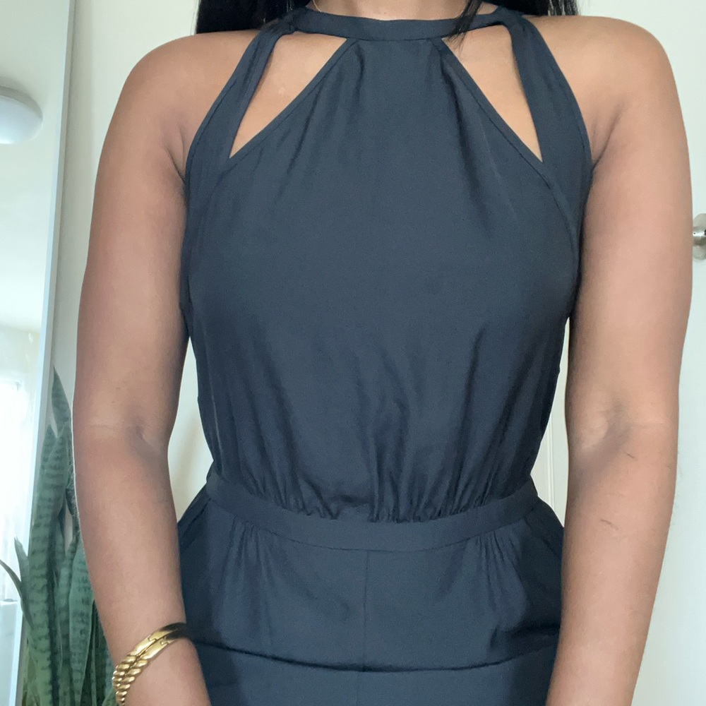 Elegant Black Sleeveless Jumpsuit